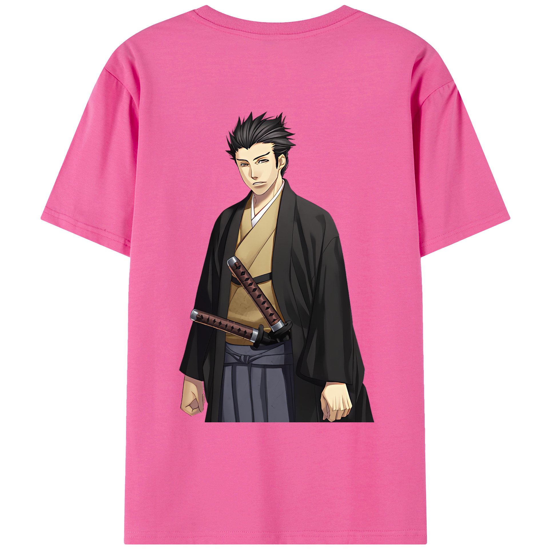 （画像用） ぎんたま 坂田銀時（さかたぎんとき） 神楽 志村新八（しむら しんぱち） GINTAMA Sakata Gintoki Kagura Shimura Shinpachi レディース半袖Tシャツ(バックプリント)